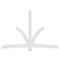 Ekena Millwork Davenport Architectural Grade PVC Gable Bracket, 108"W x 72"H x 2"D x 6"F, 16/12 Pitch GBP108X72X0206DAV00 - alternate 3